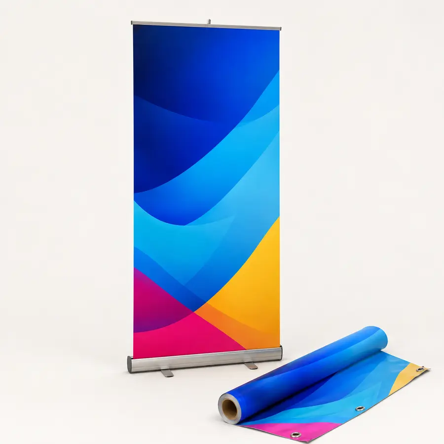 Retractable and vinyl banners