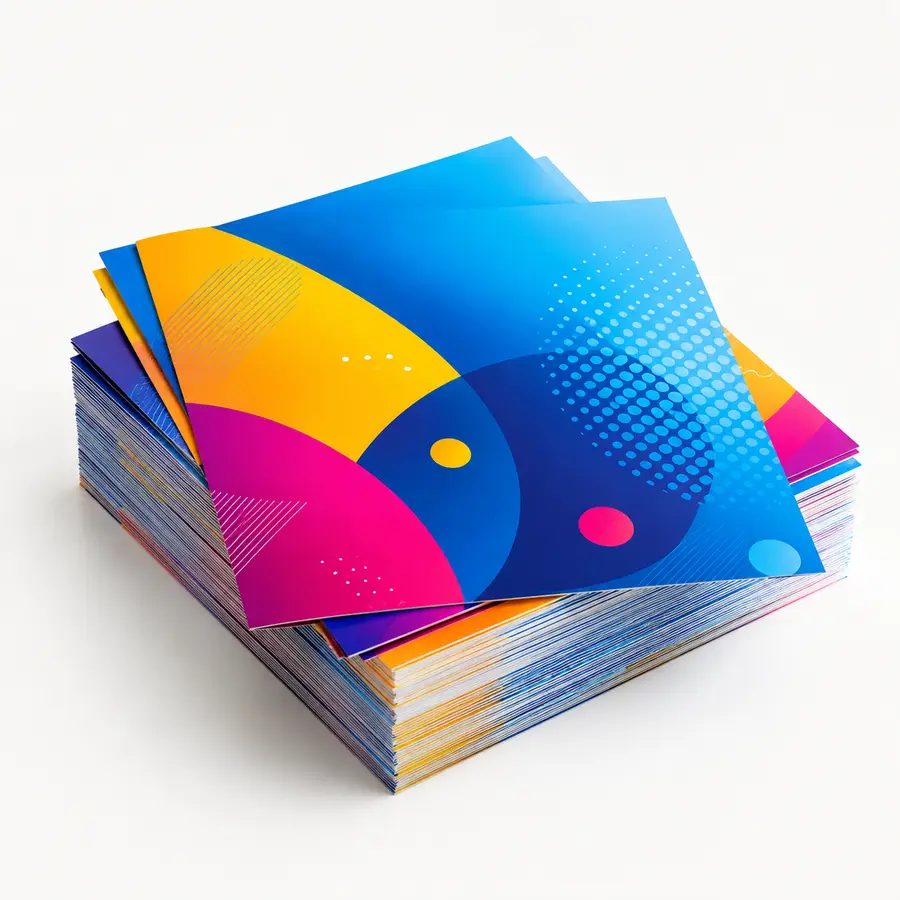 Full-color printed flyers