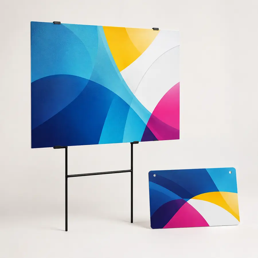 Custom yard and rigid signs